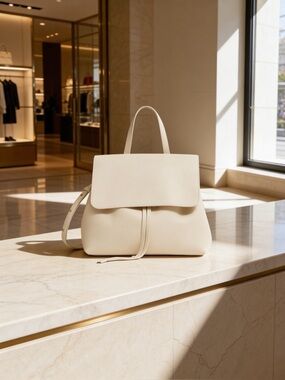 Mansur Gavriel Cream Leather Lady Bag